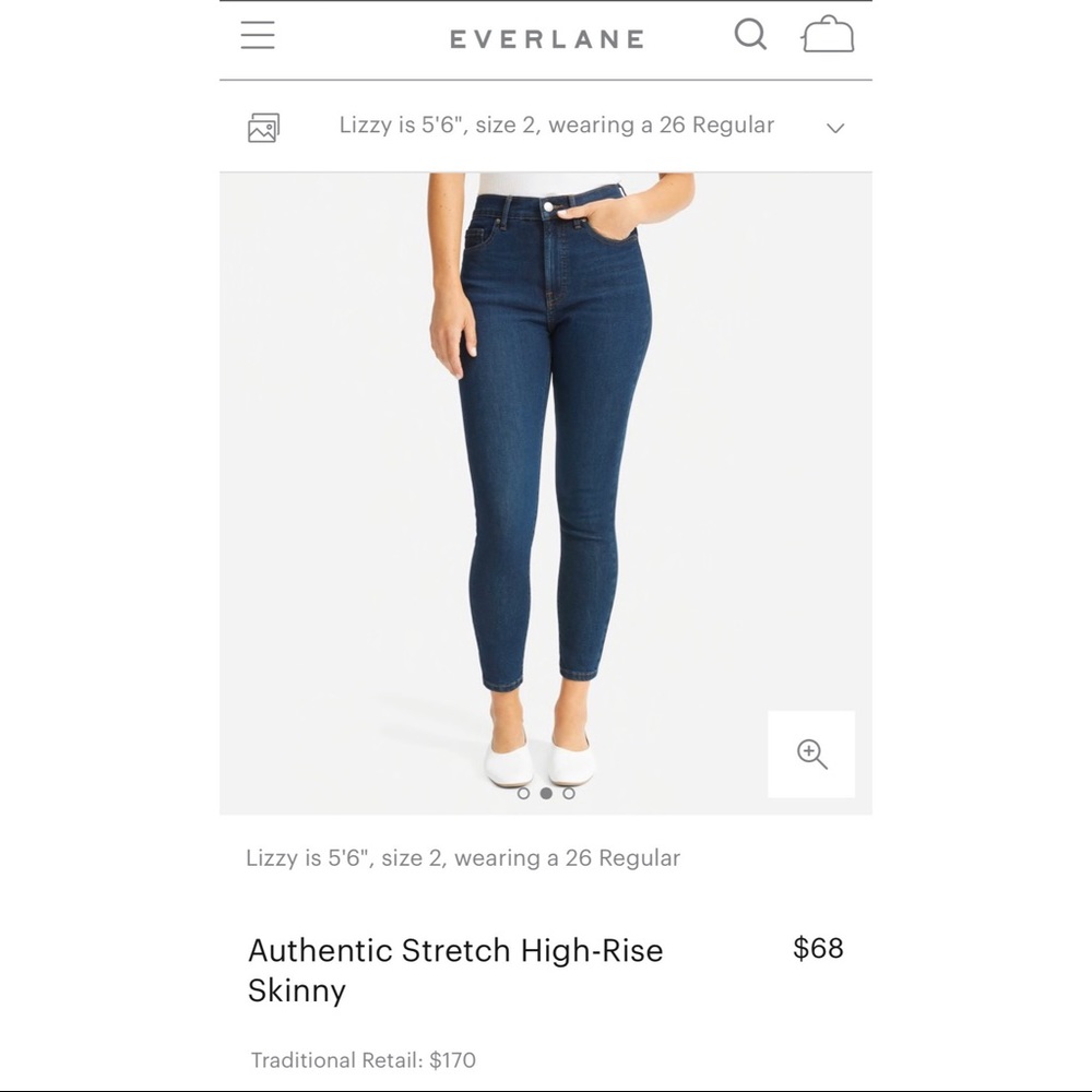 Everlane Authentic Stretch High-Rise Skinny Jean